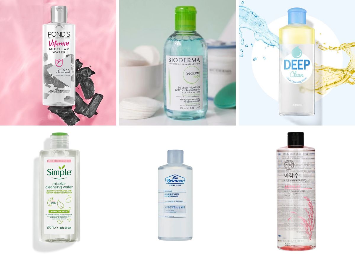 Top 10 nước tẩy trang cho da dầu được yêu thích nhất 2025