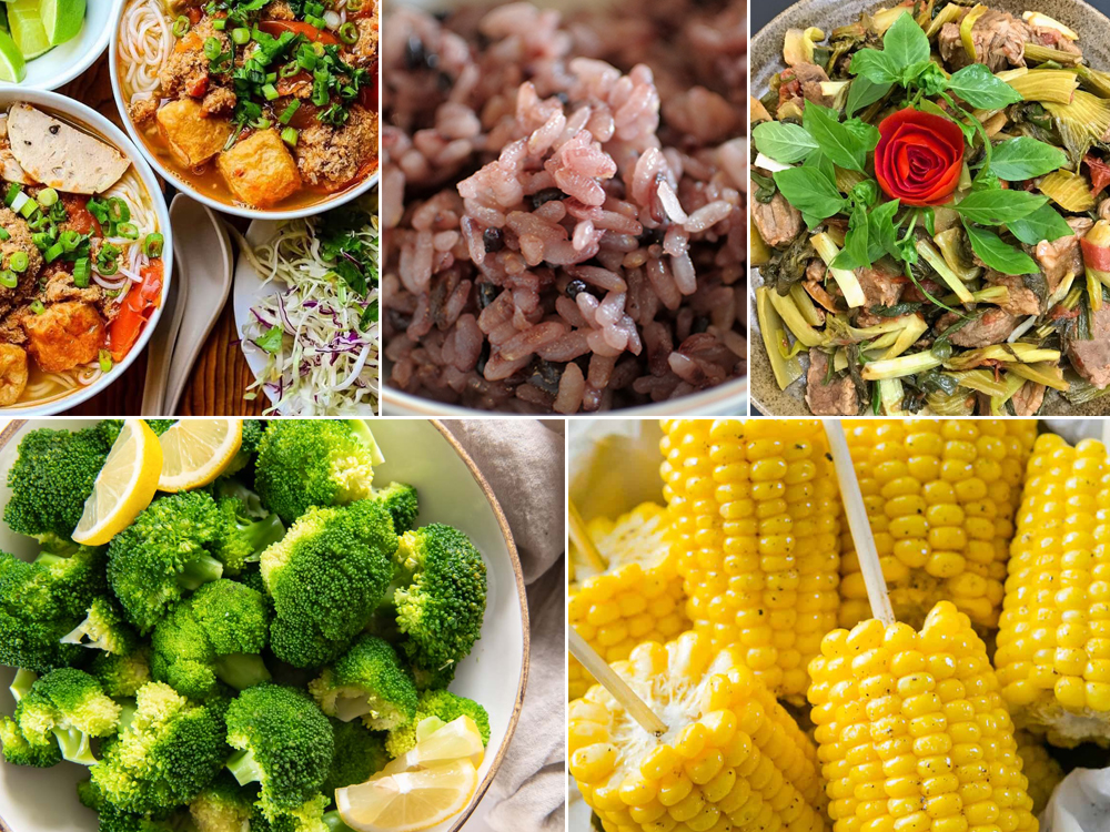 Thực đơn nhịn ăn 16 8 với các món giàu dinh dưỡng.
